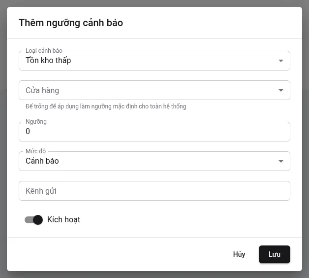 Quy tắc cảnh báo