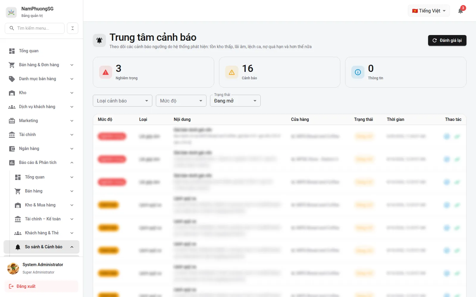 Cảnh báo